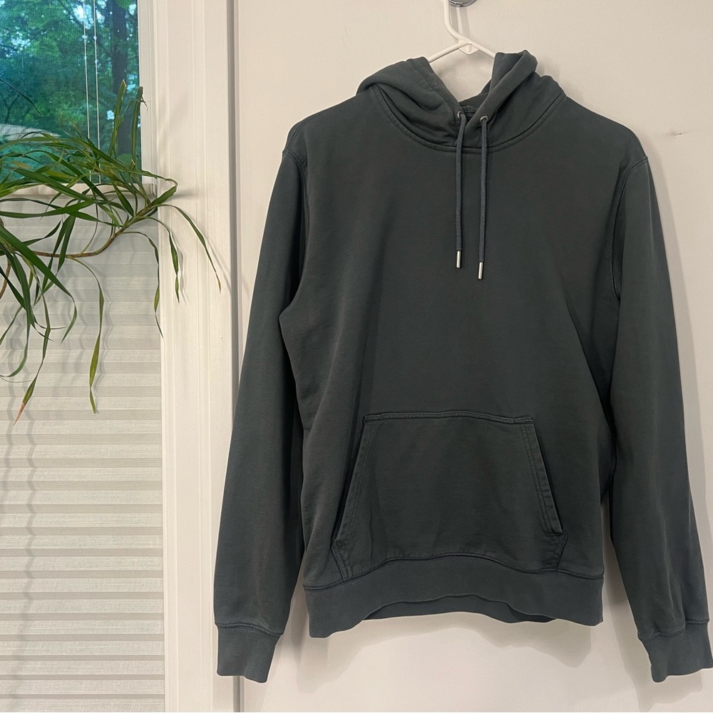 Everlane washed blue uniform hoodie size S
